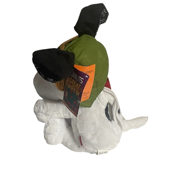 Peanuts Snoopy Flying Ace The Great Pumpkin 14" Animated Plush Motion Sound Work - Picture 9 of 16